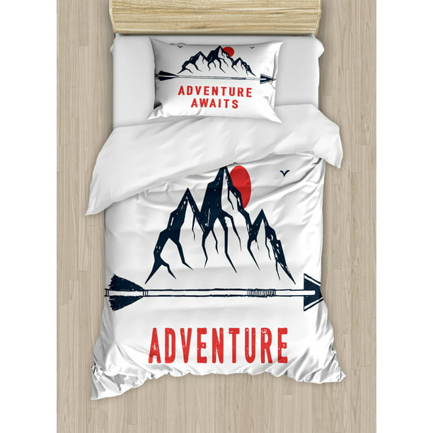 Adventure is Out There  Duvet Cover or Comforter Bedding Minimalist Modern Basic Art  Sizes Twin Full Queen XL Twin /& King